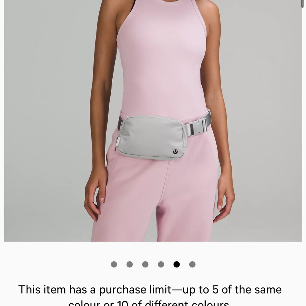 COPY - COPY - COPY - LULULEMON WAIST BAG GREY 🌺🥰
